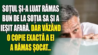 Soțul și-a luat rămas bun de la soția sa și a ieșit afară. Dar văzând o copie exactă a ei, a rămas..