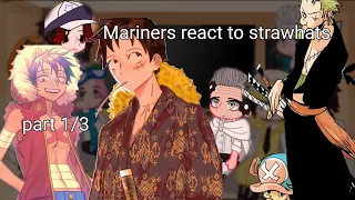 ||Marines react to strawhats|| part 1/3 || MY AU || by: Kriss