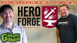 Hero Forge Custom Full Color Mini Review - Theo & Benji make a mini!