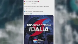 Florida airport closes in preparation for Hurricane Idalia; many Tampa flights cancelled