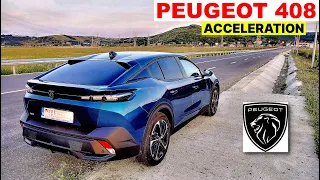 Peugeot 408 1.2 PureTech acceleration 0-100, 1/4 mile | FWD | 2023 model | GPS results