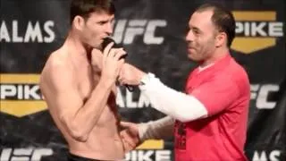 Michael Bisping swears at crowd - TUF14 Weigh Ins