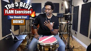 The 5 BEST Flam Exercises You Should Be Doing! 🔥 w/ Flamuel L. Jackson (Free PDF Download)