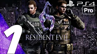 Resident Evil 6 (PS4) - Gameplay Walkthrough Part 1 - Prologue (Chris) [1080P 60FPS]