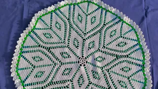 Easy and beautiful beaded thalpos/ table cloth/ table mat (part-1) (design =8)