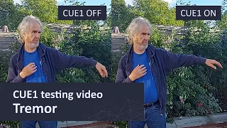 The CUE1 for Parkinson's - effect on tremor with Jeff