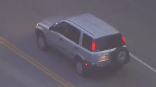 LAPD in pursuit of allegedly stolen car