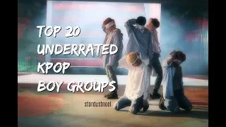 [Top 20] Underrated KPop Boy Groups