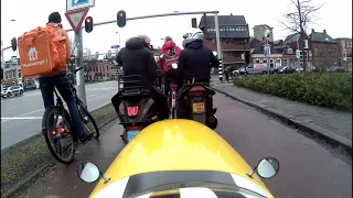 Schopt er een per ongeluk tegen mijn velomobiel.