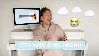 CRY AND SING HIGH - Singing tutorial - Olga Vocal Coach
