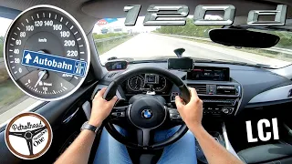 2017 BMW 120d (F20) | Próba autostradowa. AUTOBAHN. RACEBOX 0-100, 100-200 km/h.