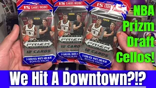 WE HIT A DOWNTOWN!! 2020 Prizm Draft Picks Basketball Cello Packs! A Rare Basketball Opening!
