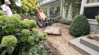 New Brick Walkway Going In & Planting for Winter Interest! 💪🌲😍 // Garden Answer