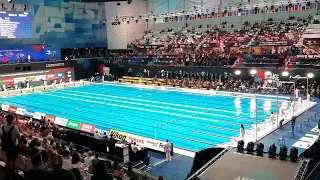 Thomas Ceccon insane World Record (51,6) & gold in the 100 backstroke at the FINA World Championship