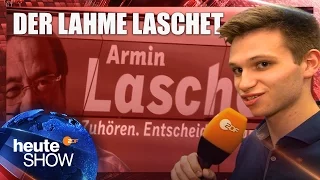 Fabian Köster beim CDU-Wahlkampf in NRW | heute-show vom 05.05.2017