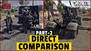 Direct Comparison (Part-2) | CTA Gates of Hell: Ostfront vs Men of War Assault Squad 2 [2022]