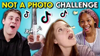 Teens React To The Not A Photo Challenge On TikTok