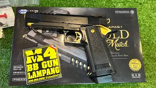 MARUI GOLD MATCH HI-CAPA 5.1 ASGK Hi-KICK Hi-GROUPING Gas BlowBack รีวิวทดสอบปืนอัดแก๊สญี่ปุ่น