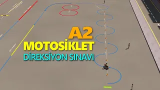 A2 MOTOSİKLET DİREKSİYON SINAVI