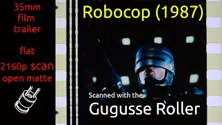 Robocop (1987) 35mm film trailer(1 of 2)(red band), flat open matte, 2160p