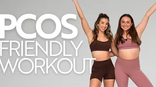 Beginner PCOS Friendly Workout feat. @PaigeLindgren  | At Home + Light Weight