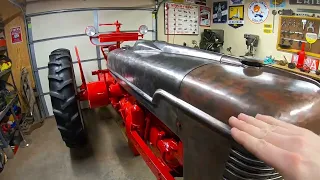 Farmall "Preparation H" Episode #28: Using "The Shine Line" to Fit Sheet Metal for a Perfect Look!