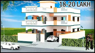 5 Bedroom 3D House Design | 35x55 Village House Design | Gopal Architecture