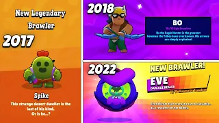 OLD VS NEW Brawlers Unlocking Animation - All Brawl Stars (2017- 2021)