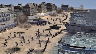 British 50th Infantry Division landing on ARROMANCHES | Gates of Hell