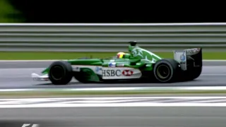 F1 Austrian GP 2003 - V10 POWAAH! Action :)