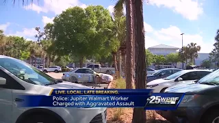 Police: Jupiter Walmart worker charged with aggravated assault