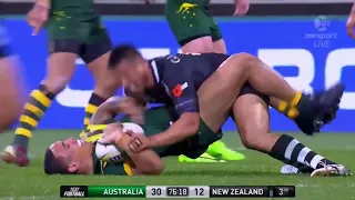 Some big hits from the International Rugby League arena