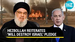 Hezbollah Chief's Chilling Threat; 'Will Wipe Out Israel...' | Nasrallah Reiterates Support To Gaza