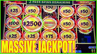 OMG MASSIVE JACKPOT! I Finally Broke The Record on Happy & Prosperous Dragon Link Slot Machine