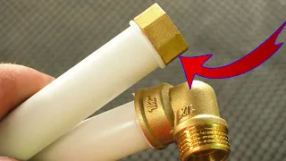 Few people know this secret of water fittings. The secret of old locksmiths