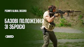 Базові положення зі зброєю.