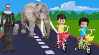 SINU AUR ELEPHANT ( PART 04 ) | Kaddu Paddu |desi comedy comedy | cartoon video | pagal beta