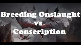 Breeding Onslaught VS Conscription | Elder Scrolls Legends