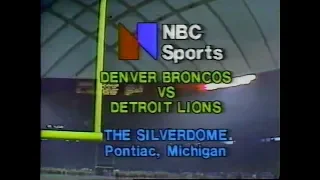 1978-11-23 Denver Broncos vs Detroit Lions