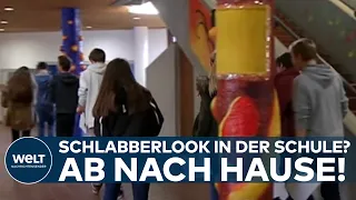 HOTPANTS, CROPTOPS, JOGGINGHOSE IN DER SCHULE: Schluss mit dem Schlabberlook!