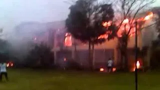 Calabanga National High School--Burning January 15, 2012