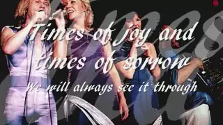 ABBA - The Way Old Friends Do with Lyrics