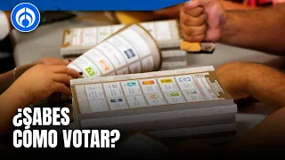 Consejera del INE explica cómo votar para no anular tu voto por error