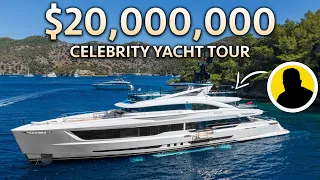 Inside a $20,000,000 Brand New Celebrity Owned Mega Yacht