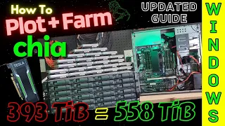 How To Chia GPU Plotting and Farming Guide for WINDOWS UPDATED - Gigahorse Start to Finish - 2023