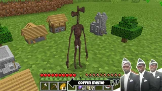 The Smallest Siren Head Returns to Minecraft - Coffin Meme