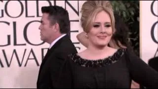 Adele Walks The Red Carpet Before The 2013 Golden Globes on Sunday, January 13.