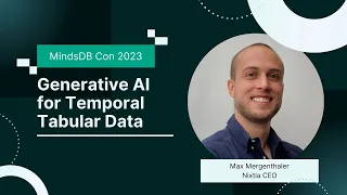 Generative AI for Temporal Tabular Data - Nixtla