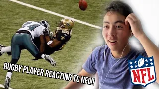 RUGBY PLAYER REACTING TO NFL BIGGEST HITS!!