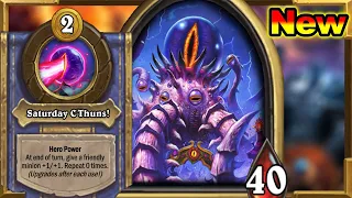 C'Thun Actually A GOOD HERO! Christian Hearthstone Battlegrounds